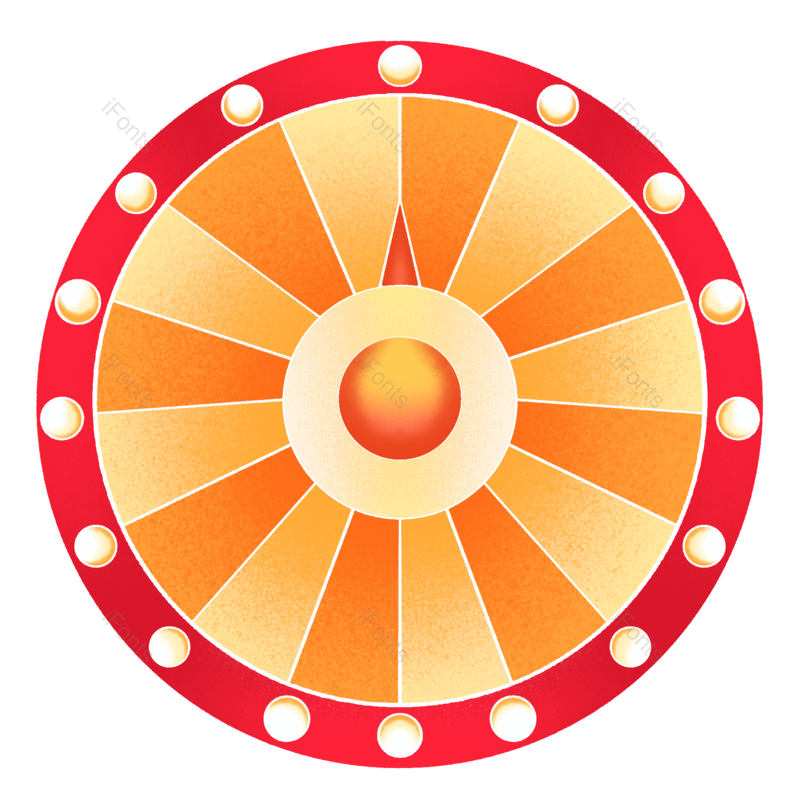 618图片,元素元素,幸运转盘PNG,大促免抠素材